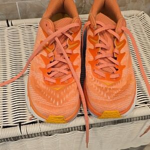 Women's Orange Hoka Athletic Shoes